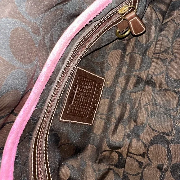 Vintage coach bag, beautiful suede - Picture 6 of 10